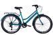 Велосипед городской женский ST 26" Discovery Prestige Woman Vbr рама 17" 2024 с багажником сине-зеленый (OPS-DIS-26-610)