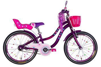 Велосипед дитячий для дівчинки ST 20" Formula Flower Premium рама 10" 2025 фіолетовий (OPS-FRK-20-222)